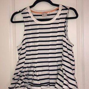 Anthropologie peplum top